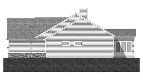 The Whittemore house plan, exterior view 2